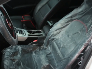 10pcs Cover Plastic Jok Plastic / Disposable Seat Cover / Sarung Jok Kursi Mobil Bening