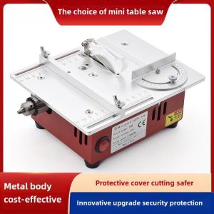 Jingwu Miniature Multifunctional Table Saw PCB Small Desktop Cutting Machine DIY Model Woodworking For Home Mini Chainsaw