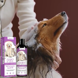 Pet Shampoo & Conditioner with Pure Lavender Essential Oils Tear Free Formula Balanced pH - 100% Natural Ingredients 100ml