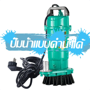 ปั๊มน้ำ ปั๊มแช่ไฟฟ้า ปั๊มแช่ ปั๊มจุ่ม 550W ปั้มแช่ดูดโคลน มอเตอร์ทองแดงแท้ ประสิทธิภาพที่มั่นคง ไหลขนาดใหญ่ อุณหภูมิที่เพิ่มขึ้นต่ำ