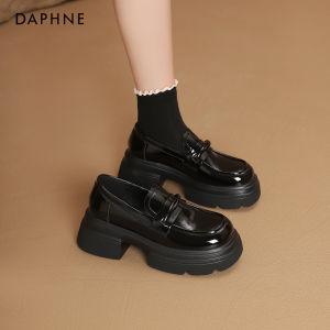 Daphne | Spring Thick-soled Loafer Shoes Slip-on and Versatile  Coarse Heels