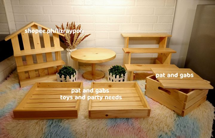 Shumee Wooden Dessert Set main image 0