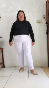 Hoshi BB 150Kg Muat Celana Scuba Luna Super Jumbo Baggy Pants Scuba Super Jumbo