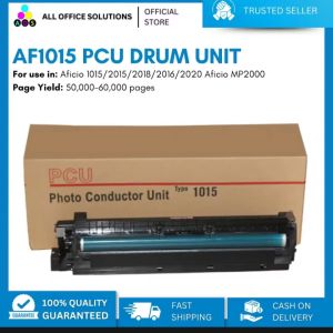 AOS Compatible Ricoh AF1015 Pcu Drum Unit for Use in Aficio 1015/2015/2018/2016/2020 Aficio MP2000