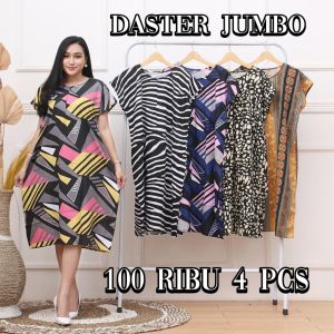 DASTER RAYON JUMBO 100 RIBU DAPAT 4 PCS MOTIF