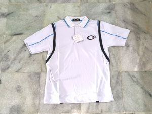 Kaos olahraga tenis O3 8001 white navy