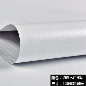 New 2025 Wood Grain Door Sticker Whole Sheet Door Refurbishment Self Adhesive Old House Door Decorative Door Frame Edge Sticker Waterproof