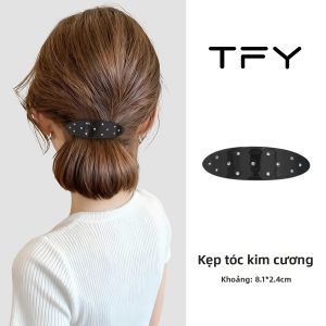 TFY | Kẹp Tóc Thiết Kế Mới Cao Cấp Bóng Bẩy