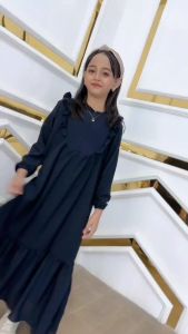 Gamis Anak Perempuan Tanggung / Gamis Rayon Anak Usia 9 - 12 Tahun Gamis Crinkle Premium