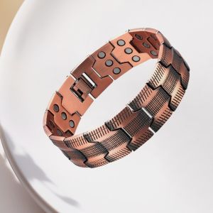 other | Healing Healthy Copper Magnetic Bracelet for Men Arthritis Pain Relief Bio-Energy Blood Pressure Bracelet Health Bangle Jewelry