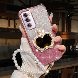 เคสโทรศัพท์สำหรับ OPPO Reno ขนาด6 5กรัม A16ปลอกพร้อมสายคล้องกระจก Reno 6Z 5กรัม