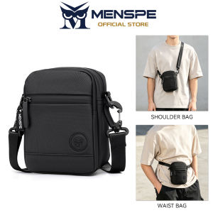 MENSPE Men Bag Fashion Mens Shoulder Bag Mini Waist Bag Leisure Crossbody Bag Waterproof Fanny Pack Messenger Bag Sling Bag Casual Day Bag Street Shoulder Bag
