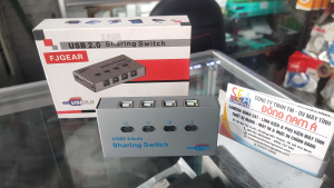 FJGEAR USB 2.0 Auto Sharing Switch - 2/4 Máy Tính Dùng Chung 1 Máy In