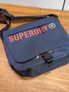 WATERPOOF Superdrʏ 13L Shoulder Tarp Messenger Dark Blue Crossbody Sling Shoulder Bag