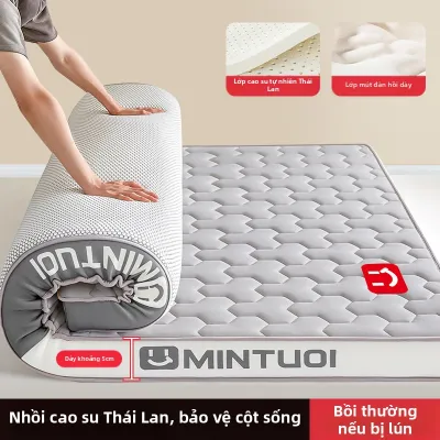 JIFANPAUL | Nệm Bông Ép Cao Su Mềm 180x200cm Tấm Chống Ẩm