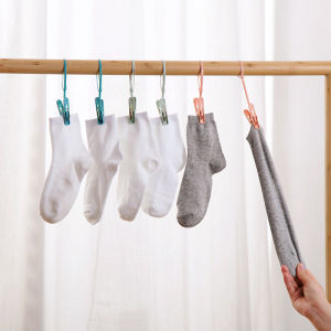 Homenhome 12 cái đồ lót bằng nhựa chống gió gia dụng và kẹp phơi vớ