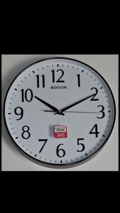 Jam Dinding Edison Sweep ES 3601 T38 Timbul Diameter 360mm 36cm
