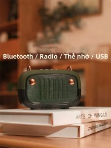 Loa Bluetooth Di Động Cổ Điển Fourth Generation Cartoon Bass Cannon Ngoài Trời Thẻ Cắm Tiện Lợi Mini Loa Nhỏ BS32D