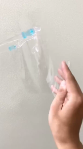 Kính chắn giọt bắn siêu nhẹ dạng kính đeo trong suốt – Combo 3 cái – Chống tia bắn tái sử dụng