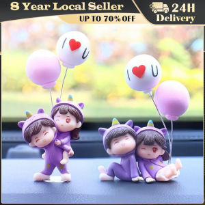 Car Couple Ornaments Car Interior Accessories Cute Kissing Couple Dolls Electric Car Decoration Ornaments Small Home Ornaments