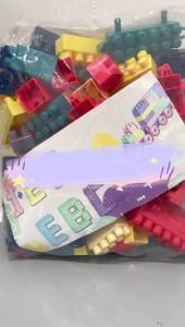 [TM55] 100PCS MAINAN BALOK SUSUN UKURAN SEDANG PACKING KOTAK / BALOK KOTAK 100PCS