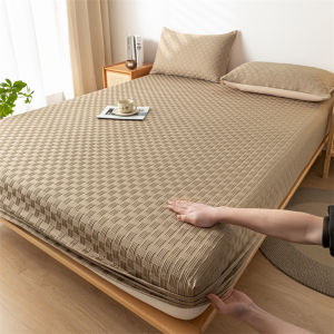 Class a Washed Cotton Bed Canopy Single Piece 2023 New Autumn Winter Mattress Protector Dust Cover Three Piece Set