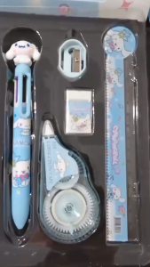 Set Alat Tulis Sekolah 8in1 Stationary Set Lucu Sanrio