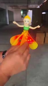 Funny Inductive Flying Doll Suspended Quadcopter Flying Fairy Cute Magical Princess Mini Drone Fly Toy Gesture Rotating Dancing