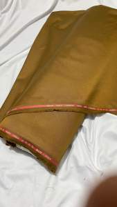 Kain pemda khaki semiwool kilat/glosy/shining bahan seragam pemda premium