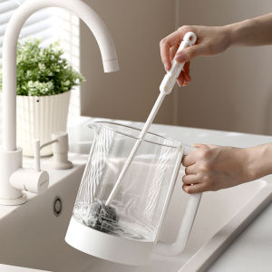 Bàn Chải Rửa Cốc Nhựa Cầm Tay Dài 34cm Ấm Siêu Tốc Thân Thiện Với Môi Trường Và Máy Xay Sinh Tố Khoảng Cách Bàn Chải Làm Sạch Loại Tay Dụng Cụ Làm Sạch Chai