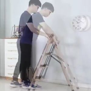 Portable Ladder Sturdy Non-Slip Lightweight Foldable Storage Ladder Aluminum Folding Step - Paez Official