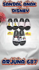 ARJUNA 687 - TSUM TSUM Sandal Selop Anak Cewek Bahan Karet Ringan & Fleksibel