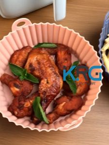 Air Fryer Silicone Pot Food Safe Air fryers Oven Accessories Replacement of Flammable Parchment Liner Paper