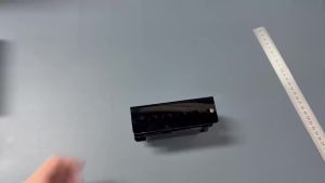 Kẹp Nhíp Nối Mi Acrylic 6 Lỗ Kèm Hộp Đựng Trưng Bày Dành Cho Phụ Kiện Salon Làm Đẹp