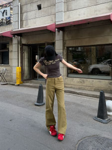 Tristine High Waist Straight Leg Jeans Womens Spring Summer New Style Slimming Loose Wide Leg Floor-Length Pants