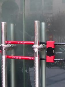 Shopping Mall Glass Door Locks Anti Pry Fully Solid C-Grade Motorcycle Anti Theft U-Shaped Lock