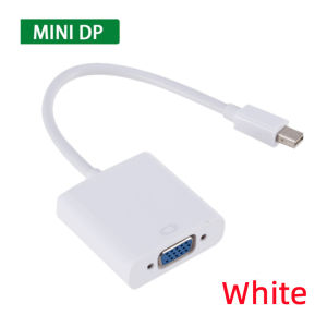 TABLLYUGE Mini DP to VGA Converter Cable 1080P Mini DisplayPort Male to VGA Female Adapter For Laptop PC Projector TV Converter