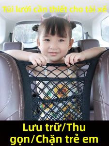 Elastic Storage Net for Car Interior