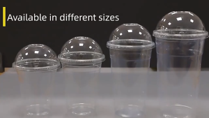 【Daily Suki Store】50pcs Plastic PP Y Cup with Lids Set-95mm Disposable Bubble Tea Cup | Flat or Dome Lid Milktea Cup 12oz/16oz/22oz for Bubble Tea & Juice Coffee