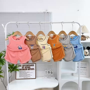 Bộ Ba Lỗ  Sát Nách Thun Lạnh Minky mon Cho Bé 8-25kg Cao 80-122cm Mềm Mịn Thoáng Mát