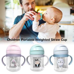 Baby Water Drinking Cup Handle Hands Free BPA-free Safe Tasteless Leakproof Training Water Bottle 250/350ml MY223