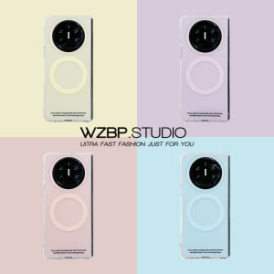 Double Layer Macaron Color Silicone Phone Case for Huawei MateX5 New Model Magnetic Absorption Full Cover Protection Flip Cover