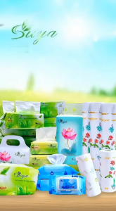 BUY 1 Get 1 Free 300sheets -SUYA Organic Green Tea Facial Tissue Paper Towel (300sheets)