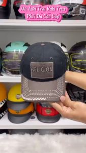 Nón Kết Ông Địa True Mỏ Nón Phối Da Cao Cấp .