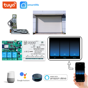 Công tắc thông minh tiếp điểm wifi 3CH tuya AC DC đều có thể chạy được relay nhấp nhả 10A