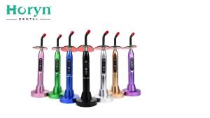 Horyn Dental LED Curing Light 450-480nm 1100mW/cm² Aluminum Alloy Body Adjustable Light Intensity LED curing light