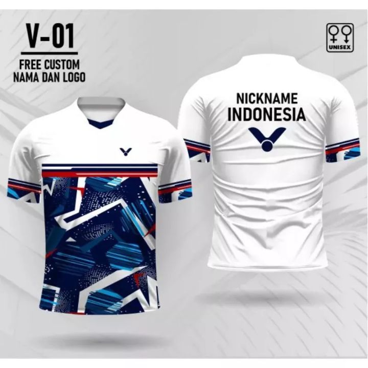 jersey badminton jersey bulutangkis custom kaos olahraga jersey