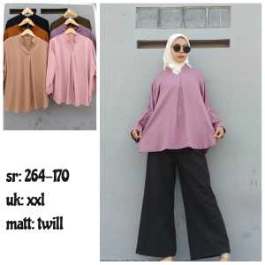 Kemeja Wanita Lengan Panjang | Kemeja Kantor | Kemeja OversiProdukze | Atasan Kemeja Wanita | Kemeja Basic | Kemeja Rayon twill | kemeja Twill