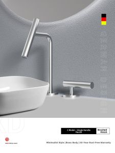 DXD | Island Modern Style Dual Hole Cold and Hot Water Faucet