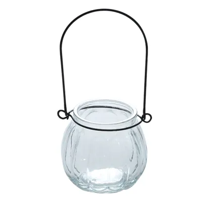 Modern Glass Desktop Flower Vase Office Decorations Hydroponic Green Plant Container Iron Stand Creative Home Decor Accessories